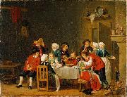 Convivial Scene in a Peasant's Cottage Pehr Hillestrom